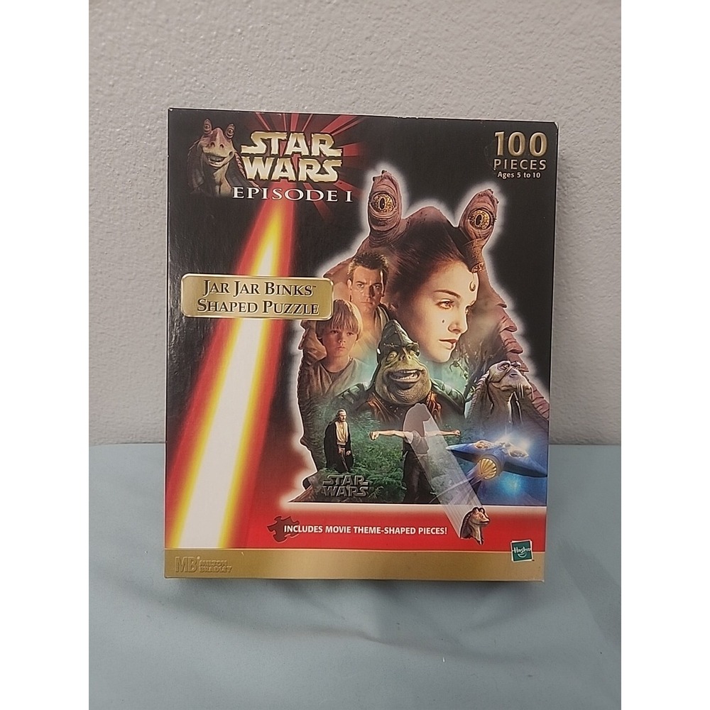 Star Wars Episode 1 Jar Jar Binks Shaped 100 Piece Puzzle - 1999